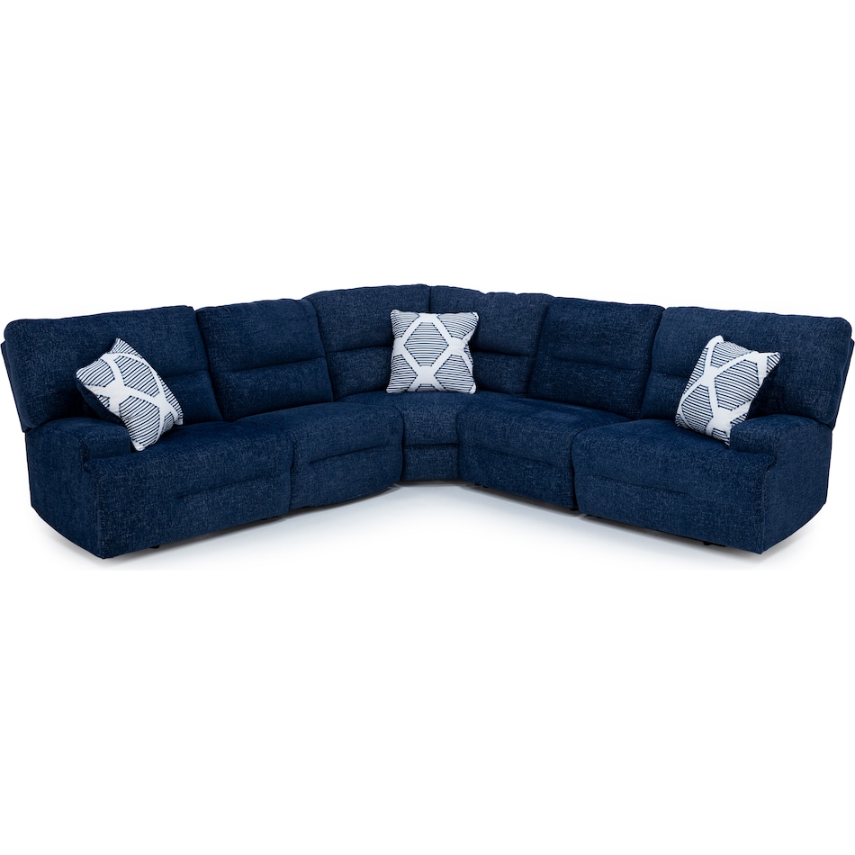 ashy blue mtn fab sectional pkg  