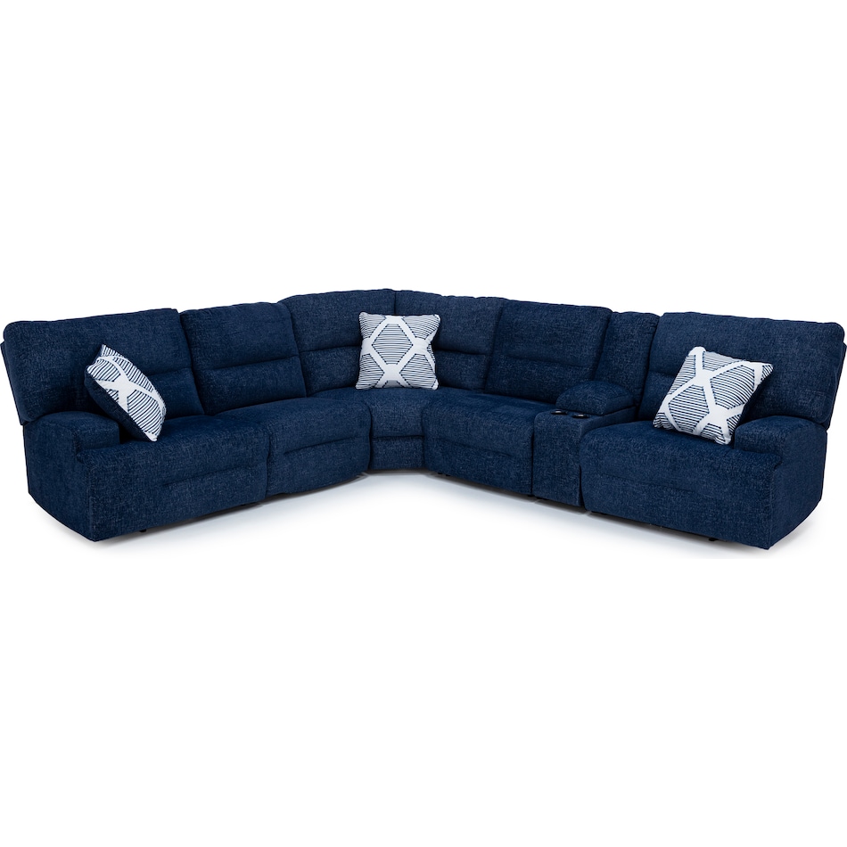 ashy blue mtn fab sectional pkg  