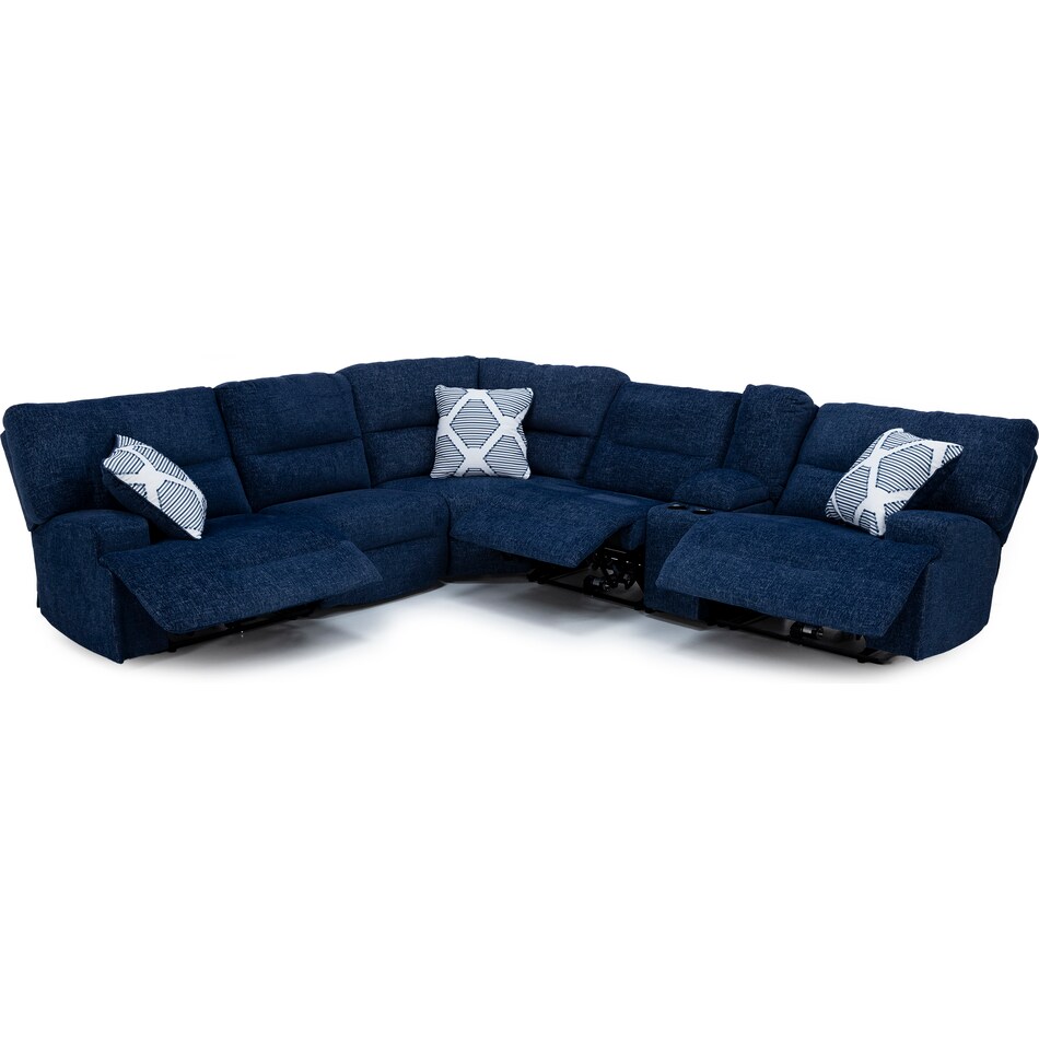 ashy blue mtn fab sectional pkg  