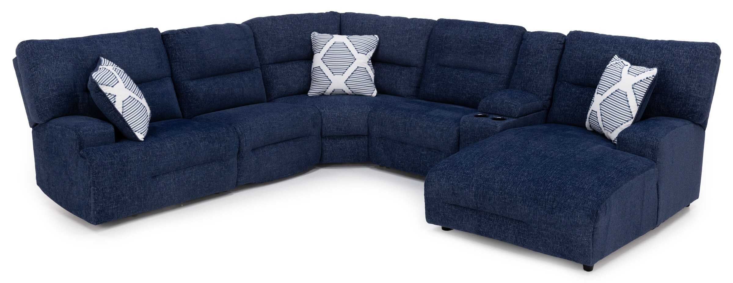 ★MIDNIGHT MOVE★ lace sc t blue Macklin 6-Pc Power Headrest Zero Gravity Reclining Chaise