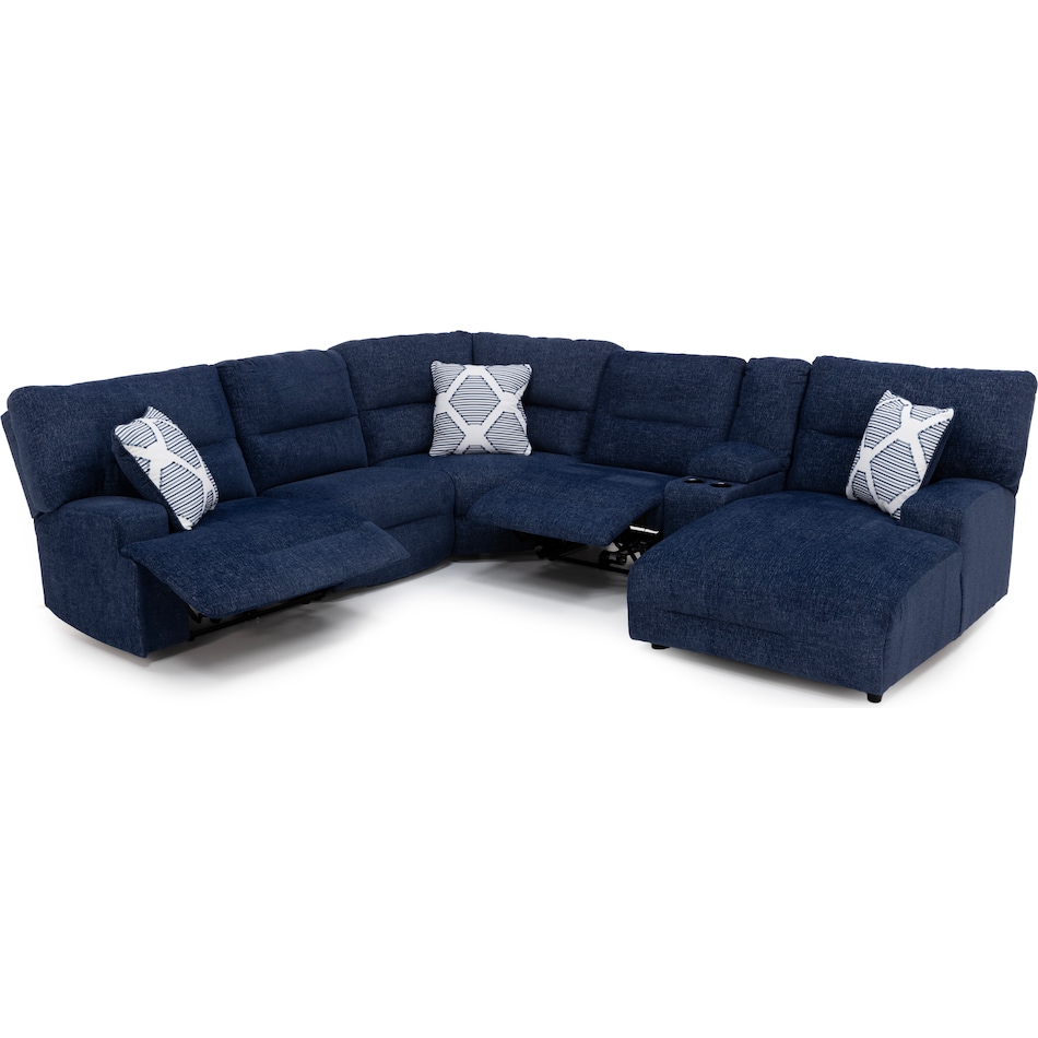 ashy blue mtn fab sectional zpkg  