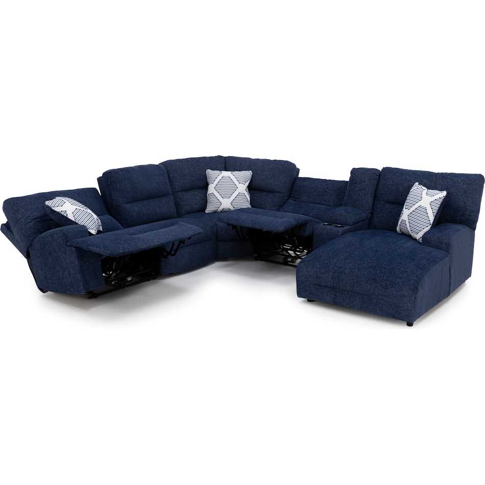 ashy blue mtn fab sectional zpkg  