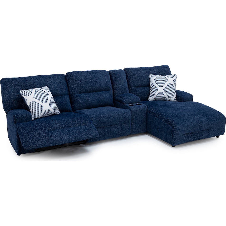 ashy blue mtn fab sectional pkg  