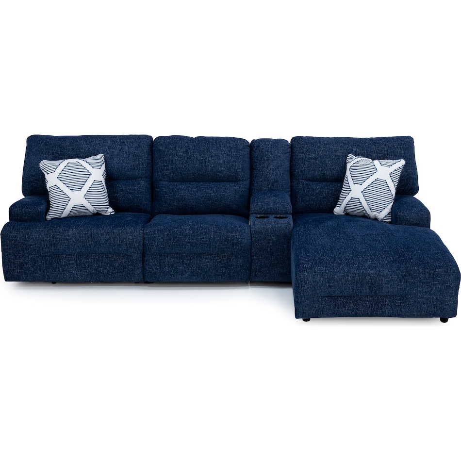 ashy blue mtn fab sectional pkg  