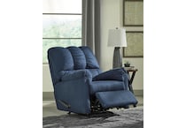 ashy blue recliner   