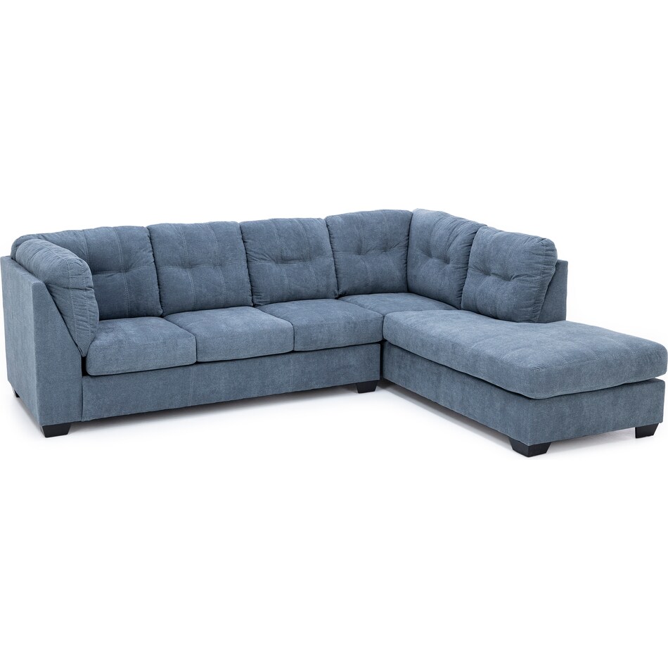 ashy blue sta fab sectional pieces zpkg  