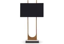 ashy brass table lamp   