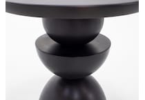 ashy bronze chairside table koda  