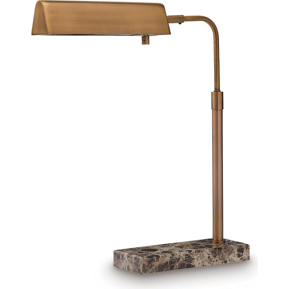 ashy bronze desk lamp   