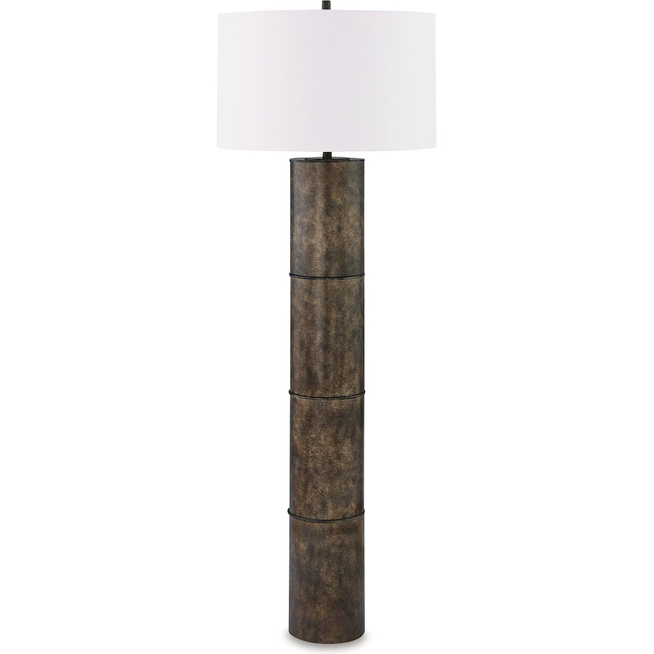 ashy bronze floor lamp   