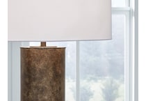 ashy bronze floor lamp   