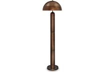 ashy bronze floor lamp   
