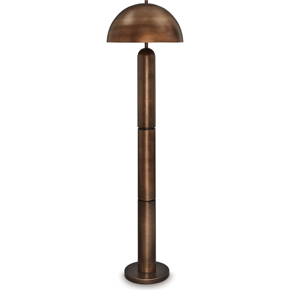 ashy bronze floor lamp   