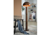 ashy bronze floor lamp   