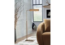 ashy bronze floor lamp   