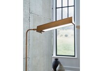 ashy bronze floor lamp   