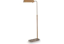 ashy bronze floor lamp   