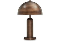 ashy bronze table lamp   