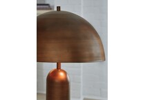 ashy bronze table lamp   