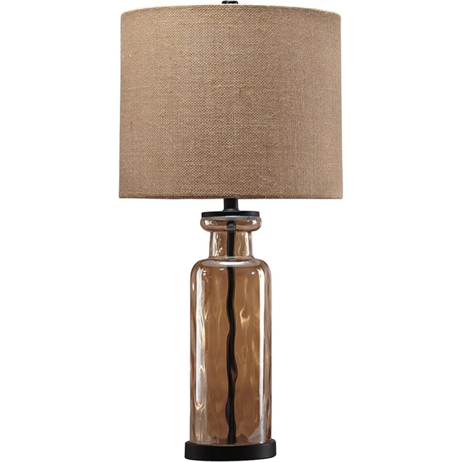 ashy bronze table lamp   