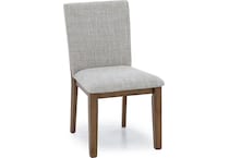 ashy brown   light beige polyester inch standard seat height side chair   