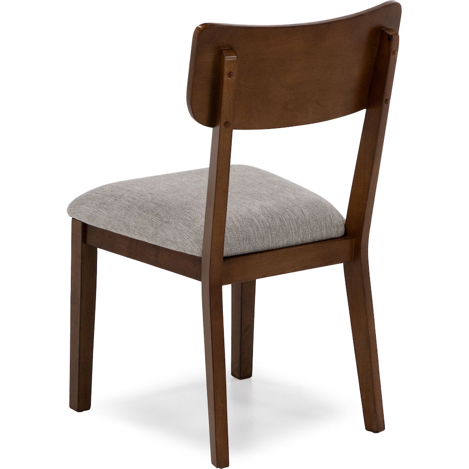 ashy brown   light grey inch standard seat height side chair   