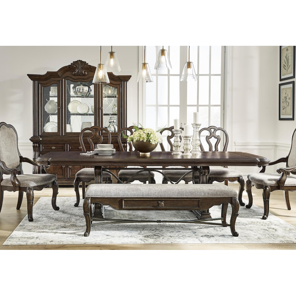 ashy brown inch standard seat height bench   