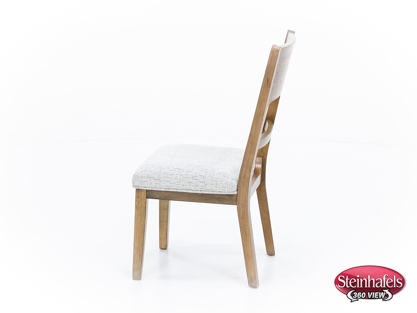 ashy brown inch standard seat height side chair  image   