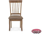 ashy brown inch standard seat height side chair  image   