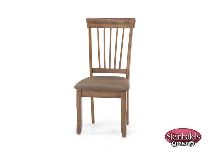 ashy brown inch standard seat height side chair  image   