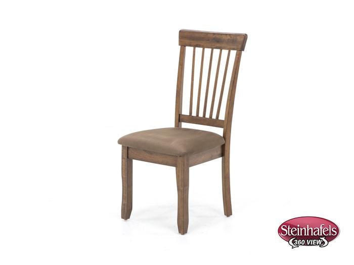 ashy brown inch standard seat height side chair  image   