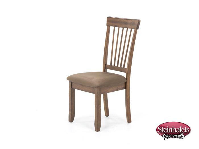 ashy brown inch standard seat height side chair  image   