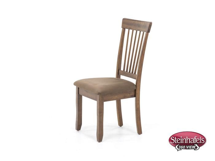 ashy brown inch standard seat height side chair  image   