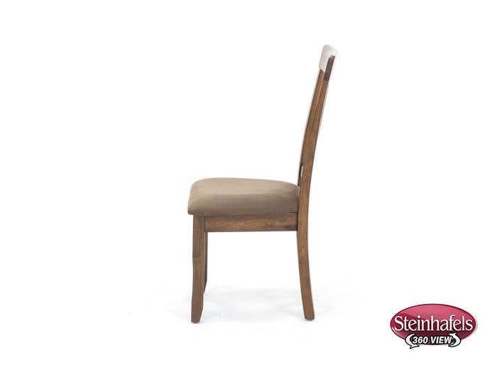 ashy brown inch standard seat height side chair  image   