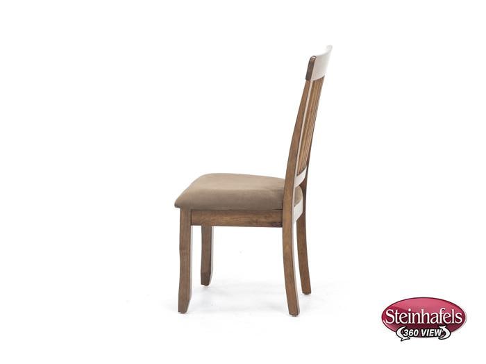 ashy brown inch standard seat height side chair  image   