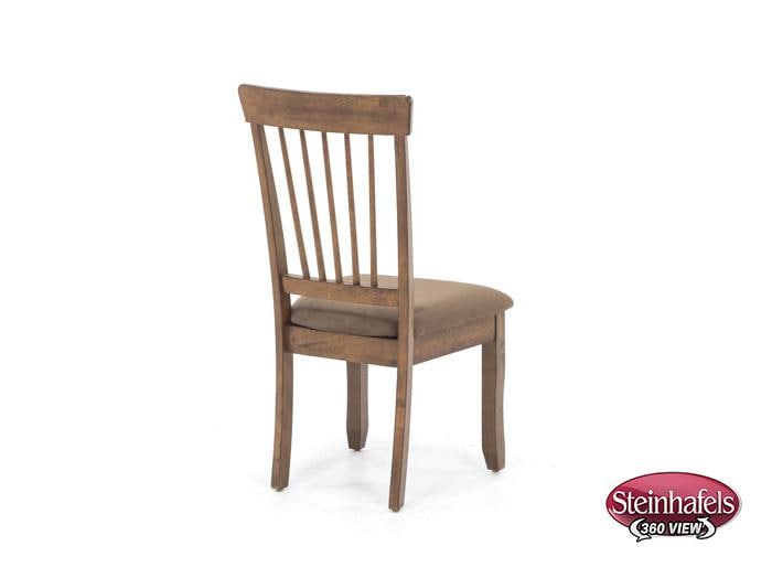 ashy brown inch standard seat height side chair  image   