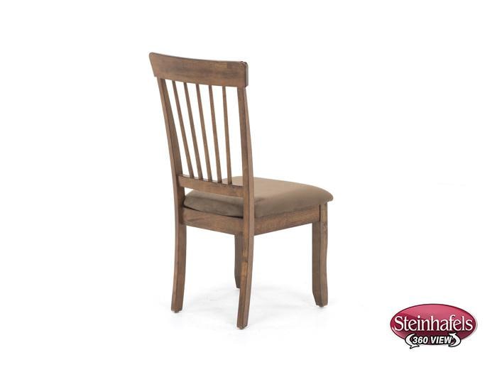 ashy brown inch standard seat height side chair  image   