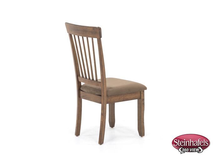 ashy brown inch standard seat height side chair  image   