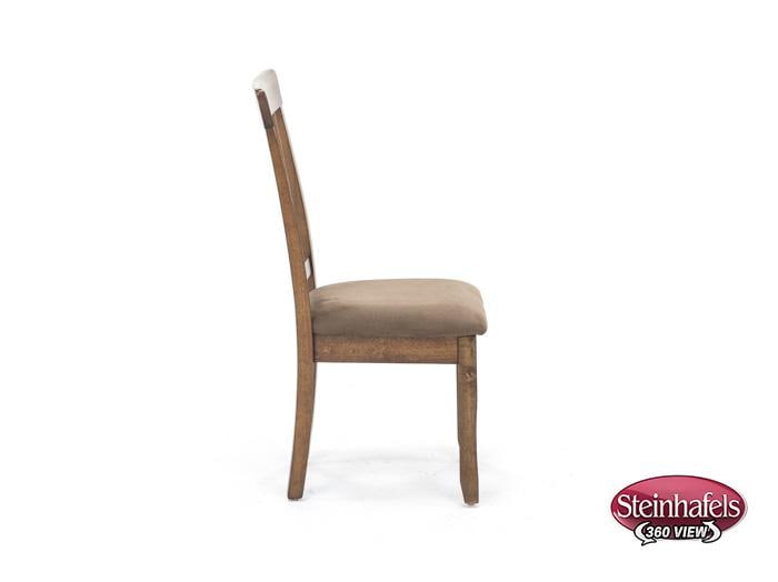 ashy brown inch standard seat height side chair  image   