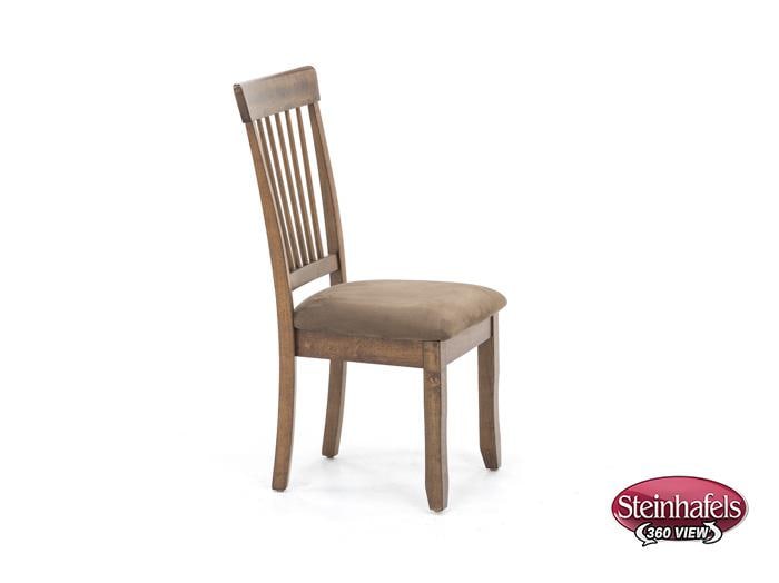 ashy brown inch standard seat height side chair  image   