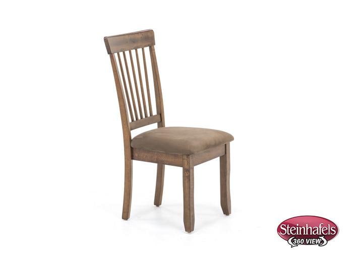 ashy brown inch standard seat height side chair  image   