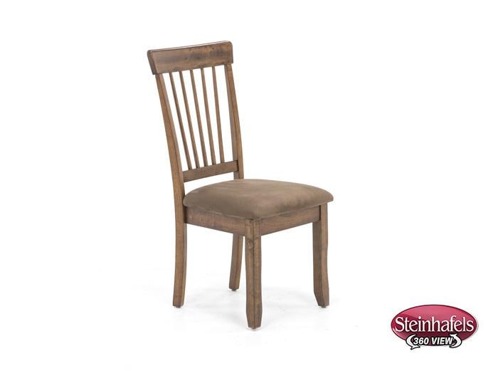 ashy brown inch standard seat height side chair  image   