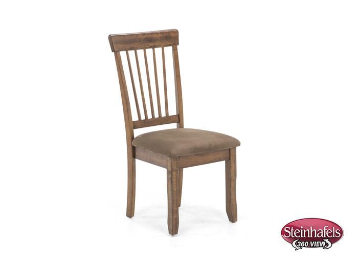 ashy brown inch standard seat height side chair  image   