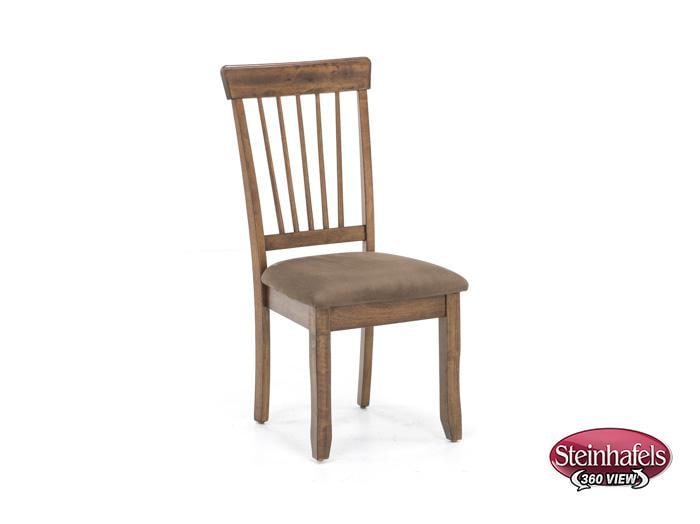 ashy brown inch standard seat height side chair  image   