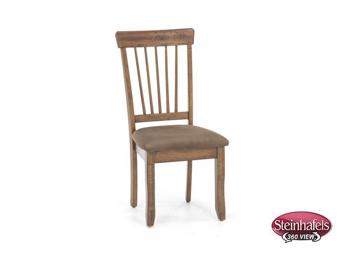 ashy brown inch standard seat height side chair  image   