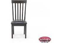 ashy brown inch standard seat height side chair  image   