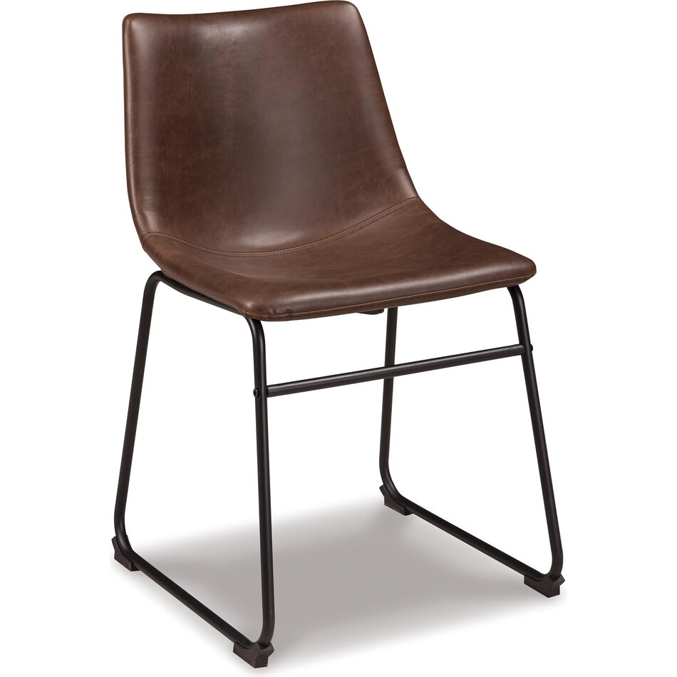 ashy brown inch standard seat height side chair   