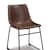 ashy brown inch standard seat height side chair   
