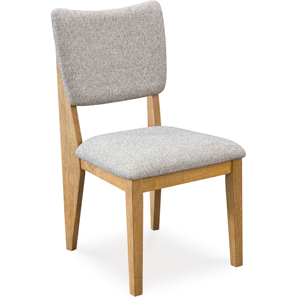 ashy brown inch standard seat height side chair   