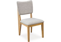 ashy brown inch standard seat height side chair   